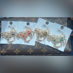 Year of the HORSE Brooch Pin